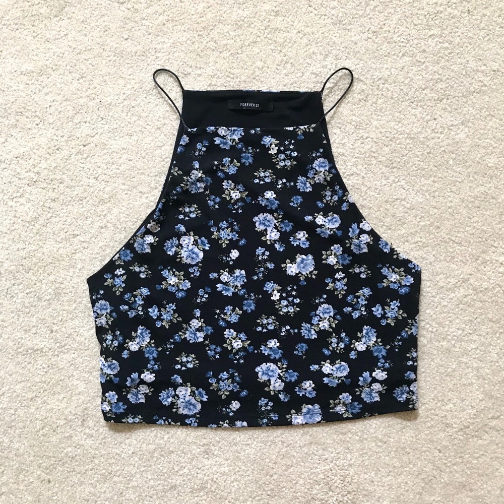 Forever 21 Floral Crop Top